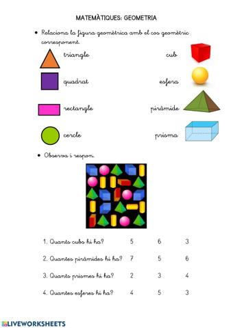 Matemàtiques: Figures i cossos geomètrics