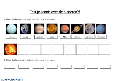 De planeten