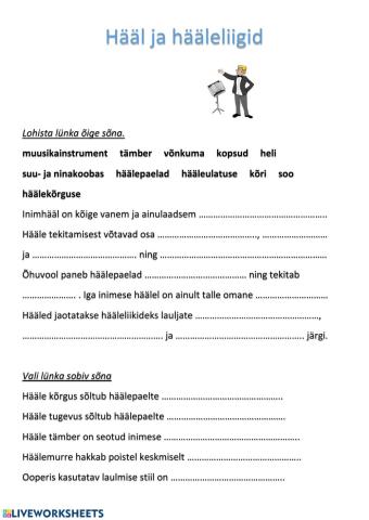 Hääl ja hääleliigid