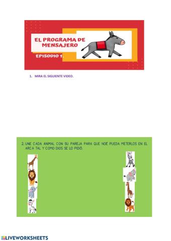 EL ARCA DE NOÉ (i) 1º PRIMARIA