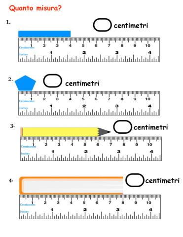 Misurare con il righello 1
