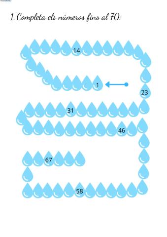 Números 1 - 70