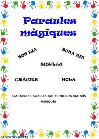 Paraules màgiques