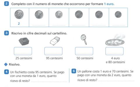 Euro e numeri decimali