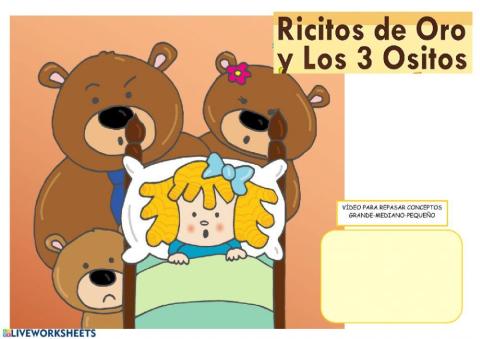 Cuento -Ricitos de oro y los 3 ositos-