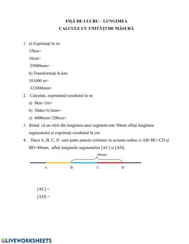 Unități de măsură pentru lungime