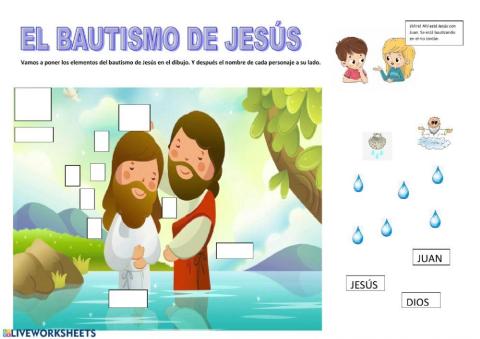 El bautismo de Jesús