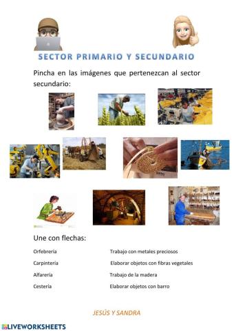 Sector secundario y primario