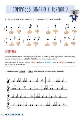 Compases binario y ternario