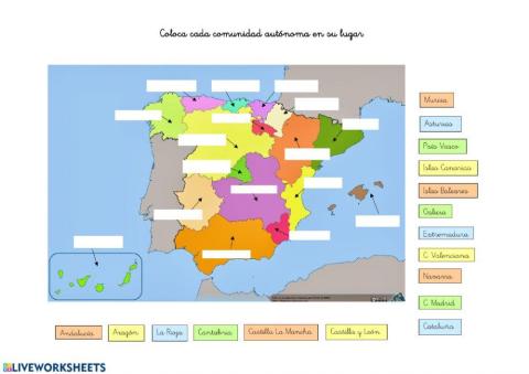 Comunidades Autónomas España