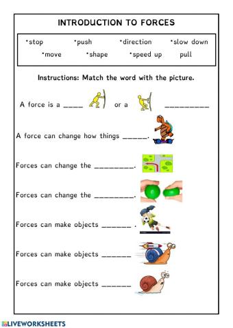 Introduction to forces