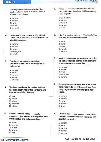 Relative clause