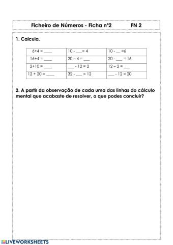 Calculo Mental- CM2