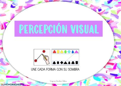 Percepción visual - sombras y formas