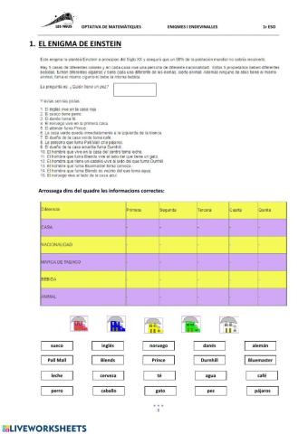 ENIGMES i ENDEVINALLES MATEMÀTIQUES 1