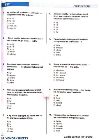 Prepositions