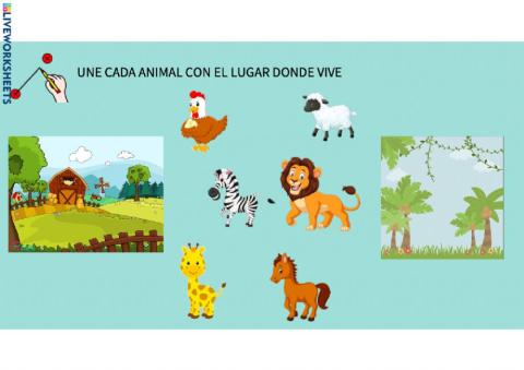 Dónde viven estos animales?