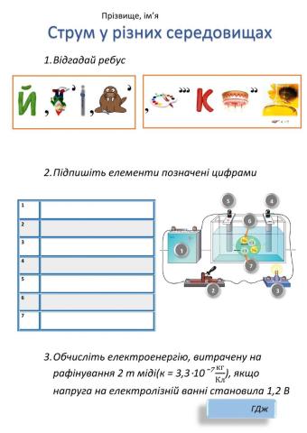 Електричний струм у різних середовищах