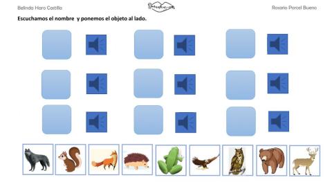 Vocabulario animales 4 con audio