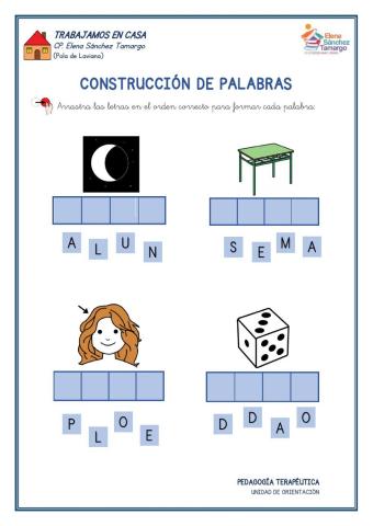 Construcción de palabras