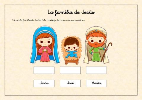 La familia de Jesús 4 años