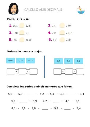 Calculo decimals