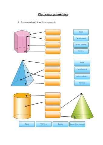 Cossos geomètrics i volums