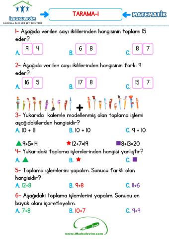 Matematik değerlendirme 2