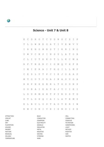 KSSR - DLP Sc - U7&8 - MemoryRefresher 01