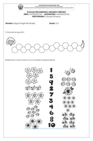 Evaluación Bimestral Miguel Ángel Fernandez