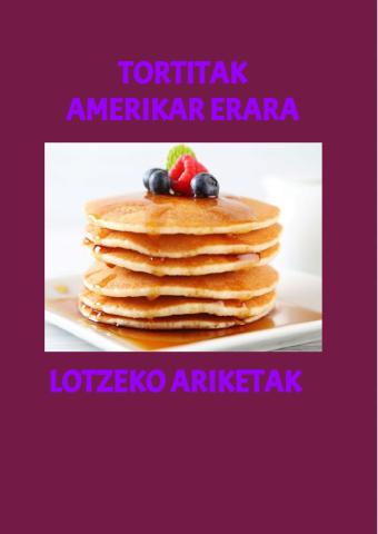 1.tortita amerikarrak lotzeko ariketa