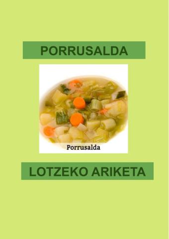 6.porrusalda, lotzeko ariketa