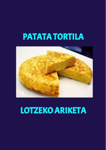 16.patata tortila lotzeko ariketa