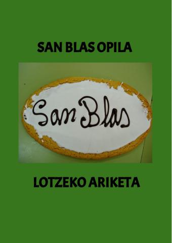 17. san blas opila, lotzeko ariketa