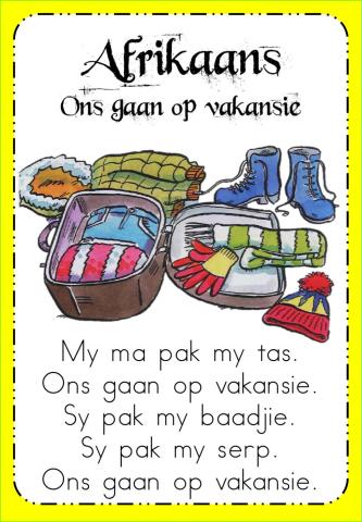 Week 18 - Afrikaans - Read and Listen