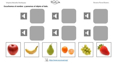 Vocabulario alimentos  2  con audio