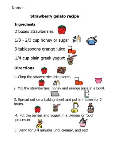 Strawberry Gelato Recipe