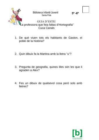 La profesora que feia faltes d-hortografia