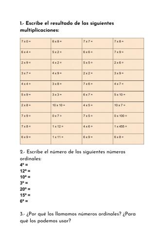 Repaso de tablas hasta el 7