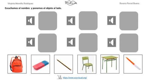 Vocabulario colegio 1 con audio