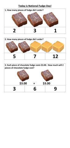 National Fudge Day math