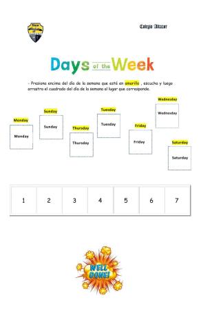 Days of the week