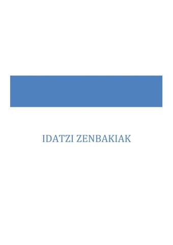 Idatzi zenbakiak