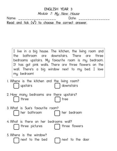 MOdule 5: My New House