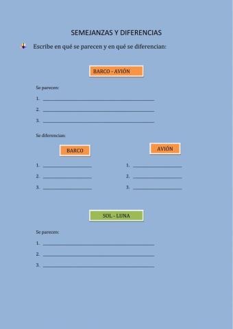 Semejanzas y Diferencias