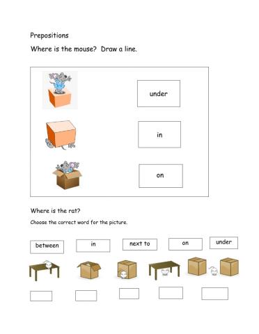 Place Prepositions