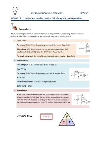 Series and parallel circuits