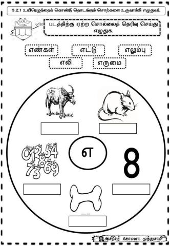 உயிர் எழுத்துக்கள்- (எ)