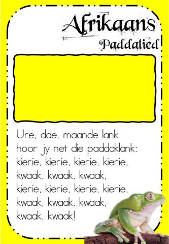 Week 19 - Afrikaans - Thursday