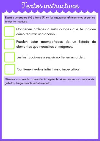 Textos instructivos